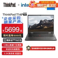 ThinkPad T14P系列Neo14全新联想14英寸酷睿i7高性能轻薄本商务办公游戏高端设计师工程手提笔记本电脑ibm i7-12700H 锐炬Xe显卡 2.2K高色域 标配 LPDDR5 16G