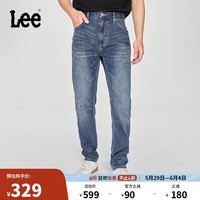 Lee25春夏新品731舒适中腰锥形五袋款中深蓝男牛仔裤 中深蓝 36 