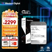 西部数据（WD）16TB企业级氦气机械硬盘HC550 SATA 7200转512MB CMR垂直 3.5英寸WUH721816ALE6L4