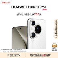 HUAWEI Pura 70 Pro+ 弦乐白 16GB+512GB 超高速风驰闪拍 双卫星通信 华为P70智能手机|华为大额券