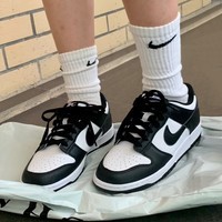 耐克（NIKE）鞋子女鞋 Dunk Low (GS)女子黑白熊猫低帮耐磨运动板鞋CW1590-100 CW1590-100 黑白熊猫 39