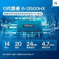 神舟（HASEE）战神TX8R5 13代英特尔酷睿i5 16英寸游戏本 笔记本电脑(i5-13500HX 16G 512G RTX4060 165Hz 高刷电竞屏)