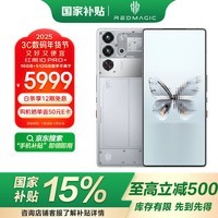 努比亚（nubia）红魔10 Pro+ 16GB+512GB氘锋透明银翼 骁龙8至尊版移动平台 1.5K屏下摄像旗舰游戏手机 国家补贴