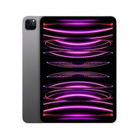 Apple【教育优惠】iPad Pro 11英寸 2022款(256G WLAN版/M2芯片/学习办公娱乐游戏//MNXF3CH/A) 深空灰色