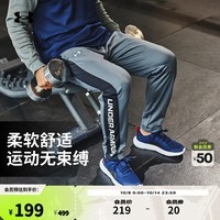 安德玛（UNDERARMOUR）Brawler男子训练运动长裤1366213 桃灰色012 L