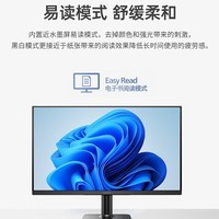 飞利浦（PHILIPS） 23.8英寸 Adaptive Sync技术 IPS高清显示器家用商务办公节能认证电脑外接笔记本HDMI壁挂 屏幕 241V8B升级24E2N1100 黑色