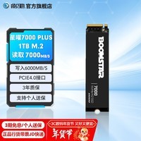 影驰 星曜 M.2接口(NVMe协议) PCIe4.0 台式机笔记本电脑SSD固态硬盘 星曜7000 Plus 1T（TLC颗粒）