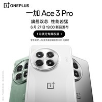 一加 Ace 3 Pro 512GB 16GB 超跑瓷白 【JVMD】