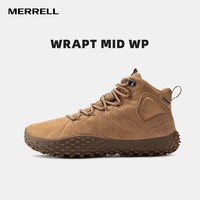 迈乐（Merrell）迈乐户外休闲鞋男WRAPT MID WP简约时尚户外露营鞋 轻便耐磨 J036007 棕黄(男) 42