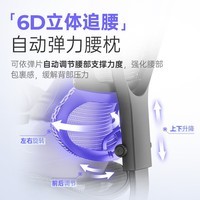 保友办公家具（Ergonor） 优b 2代 电脑椅人体工学椅家用 电竞椅办公椅子靠背椅老板椅 银白美国网【推荐款】 升级款