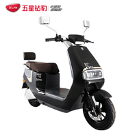 五星钻豹电动车72V20AH电动摩托车外卖电瓶车1200W大功率新款牛系电摩 N6 金属灰/亮光帝 金/金属钛银