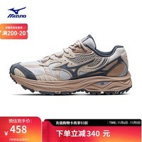 美津浓（MIZUNO）24秋冬新款 RACER ADV 山系复古轻野鞋缓震防风保暖防滑跑步鞋 03/沙色/浅灰/深灰 42