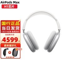 苹果（Apple）AirPods Max 无线蓝牙耳机 主动降噪 头戴式耳机 银色 官方标配