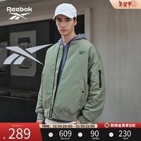 Reebok锐步官方男女款JKT/PAD美式梭织夹棉棒球夹克 23REF201UGL2 A/XL