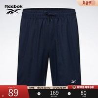 Reebok锐步官方男子SHORTS经典LOGO透气舒适百搭休闲运动短裤 GB4937 M