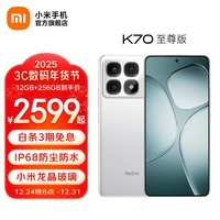 小米Redmi K70至尊版 5g手机 天玑9300+旗舰芯120w快充 小米澎湃OS 学生游戏红米pro手机 晴雪 12GB+256GB