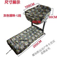 科悍（KENHAN）跑步机套防尘罩家用 跑步机罩子遮阳防晒防水加厚防尘布通用 灰色猫咪-L码