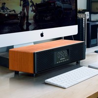 山水(SANSUI) P300无线蓝牙音箱大音量复古桌面小音响便携式电脑重低音炮大功率家用客厅播放器 P300【书房桌面蓝牙音响】