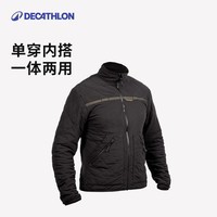 迪卡侬男款棉服保暖棉衣冬装户外防寒外套4153136