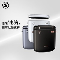 SOONNOOZ顺尔音乐电脑台式主机迷你PC Intel11代12代蓝牙电脑音响Win11SSD带电 灰色 11代i5-8G/512G/音箱/Win11