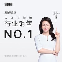 黑白调(Hbada)R5老板椅 人体工学椅 电脑椅子办公椅可躺午休椅会议皮座椅