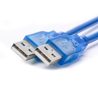 蓝色闪电 USB2.0延长线 公对母 公对公下载线  笔记本散热器充电线 U盘鼠标键盘加长线 公对公 5米