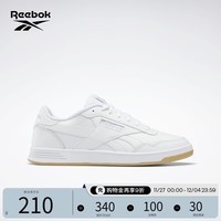 Reebok锐步官方男女同款COURT ADVANCE休闲时尚复古板鞋小白鞋 GZ9618 42.5