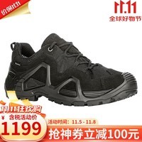 LOWA登山鞋 德国作战靴女户外防水透气低帮徒步鞋ZEPHYR GTX TF WS BLACK/黑色 320550 0999 5