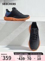 斯凯奇（Skechers）男鞋2024年夏季透气网面鞋一脚蹬轻便软底跑步鞋运动鞋65867