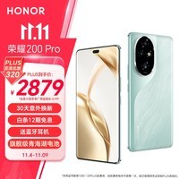 荣耀200 Pro 旗舰级青海湖电池 绿洲护眼屏 5000万雅顾光影主摄 12+256 天海青 拍照 AI 新款 5G手机