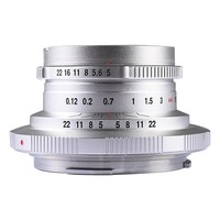 老蛙FFⅡ15mmF5.0全画幅广角镜头 L卡口银 39mm