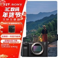 索尼（SONY）Alpha 7C 全画幅微单数码相机 轻便小巧 实时眼部对焦 黑色（A7c/a7c/a7c）