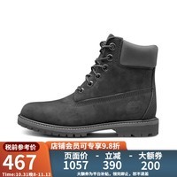 添柏岚（Timberland） 【JD物流直达】踢不烂大黄靴男宽版户外男女靴情侣款防水全码 8658AW女款-黑色Black 37