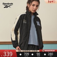 Reebok女子经典时尚复古梭织宽松运动休闲夹克外套 23FRC108WGH0 A/M