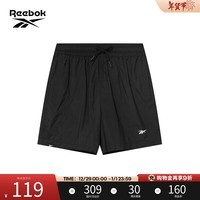 Reebok锐步官方女子经典时尚运动休闲舒适百搭梭织短裤 23RMS608W001 A/L