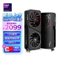 铭瑄（MAXSUN） Intel Arc B580 Milestone 12G 2850MHz GDDR6 OC 里程碑电竞设计AI视频剪辑电脑独立显卡