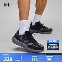 安德玛（UNDERARMOUR）Decoy Lux男子绒面革运动休闲鞋3028612 黑色001 40