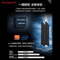 阿斯加特（Asgard）32GB(16Gx2)套 DDR5 8000 台式机内存条 雷神索尔马甲条