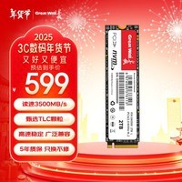 长城（Great Wall） SSD固态硬盘GW3500/CH40 M.2接口(NVMe协议)PCIe 3.0x4 读速高达3500MB/s 黑神话悟空适配 GW3500-2TB