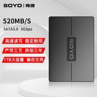 梅捷（SOYO） 1TB SSD固态硬盘 SATA3.0接口 高速 低耗能 1TB