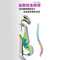 Ergomax Emperor2 PROMAX高迈思海绵座人体工学椅电脑椅办公电竞椅转椅 海绵座 魅力黑