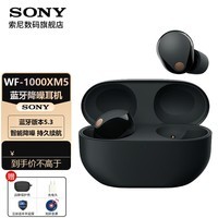 索尼（SONY）WF-1000XM5 蓝牙耳机真无线降噪耳机 运动入耳式 新款降噪豆5 1000XM4升级款 蓝牙5.3 黑色 国行