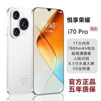 悦享荣耀i70 Pro 2024新款安卓全网通5G大内存骁龙8+游戏学生WIFI智能手机超长续航2K高清120Hz高刷曲面屏 白沙银 骁龙8+16G运行+1TB