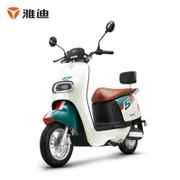 雅迪M5动力版电动车铅酸耐用电池大踏板座垫空间大动力长续航电动摩托车男女通勤电瓶车72V20Ah铅酸 B版