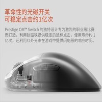 赛睿 (SteelSeries)皮王鼠标 Prime Wireless  无线/有线电竞游戏鼠标 双模连接 TM传感器 80g轻量化  黑色