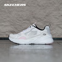 斯凯奇（Skechers）女鞋透气老爹鞋马卡龙色系老爹鞋时尚潮流舒适运动休闲鞋