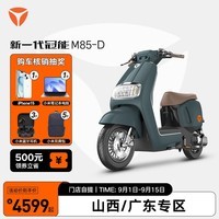 雅迪【山西/广西/广东专享】新一代冠能M85电动自行车 智能新国标电动车长续航男女通勤电瓶车门店自提 颜色到店选购