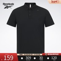 Reebok锐步官方男经典百搭运动休闲修身短袖Polo衫 23RMS419M001 A/M