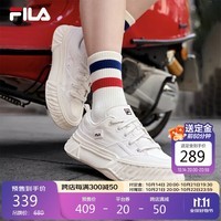 FILA 斐乐官方川行鞋FOSSO女鞋2024帆布鞋休闲小白鞋