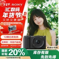 索尼（SONY）ZV-E10 II APS-C画幅微单相机 滤镜直出 精准对焦 黑色16-50mm标准镜头套装(ZV-E10M2K ZVE10二代)